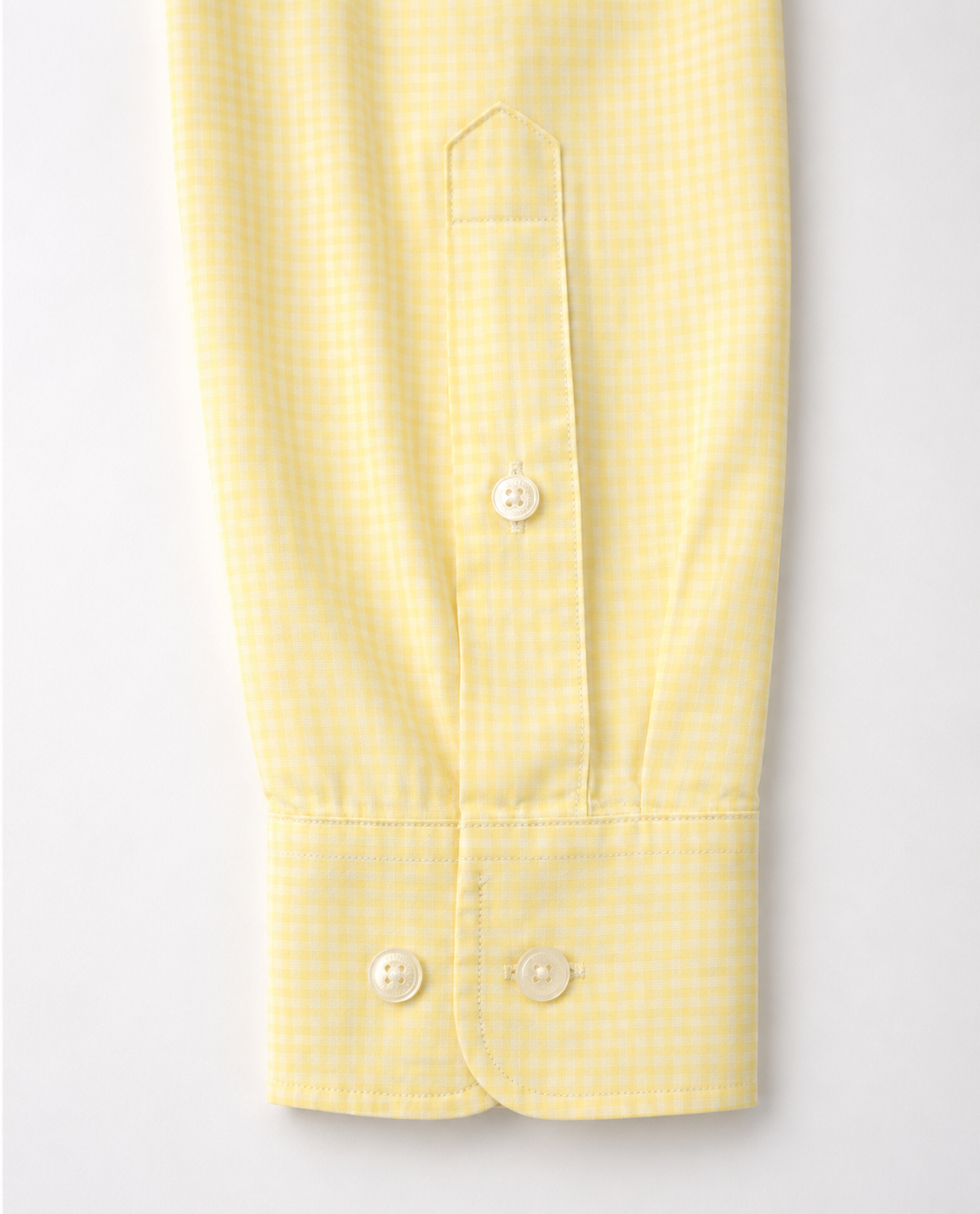 Camisa Michael Kors Tailored Fit Amarillo Claro Cuadros – Talla L