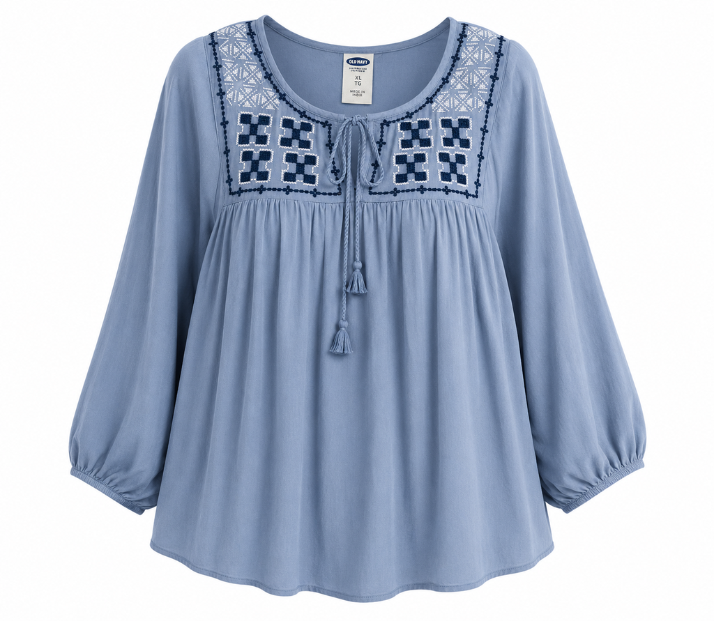 Blusa  Old Navy  Color Azul Claro - Talla XL