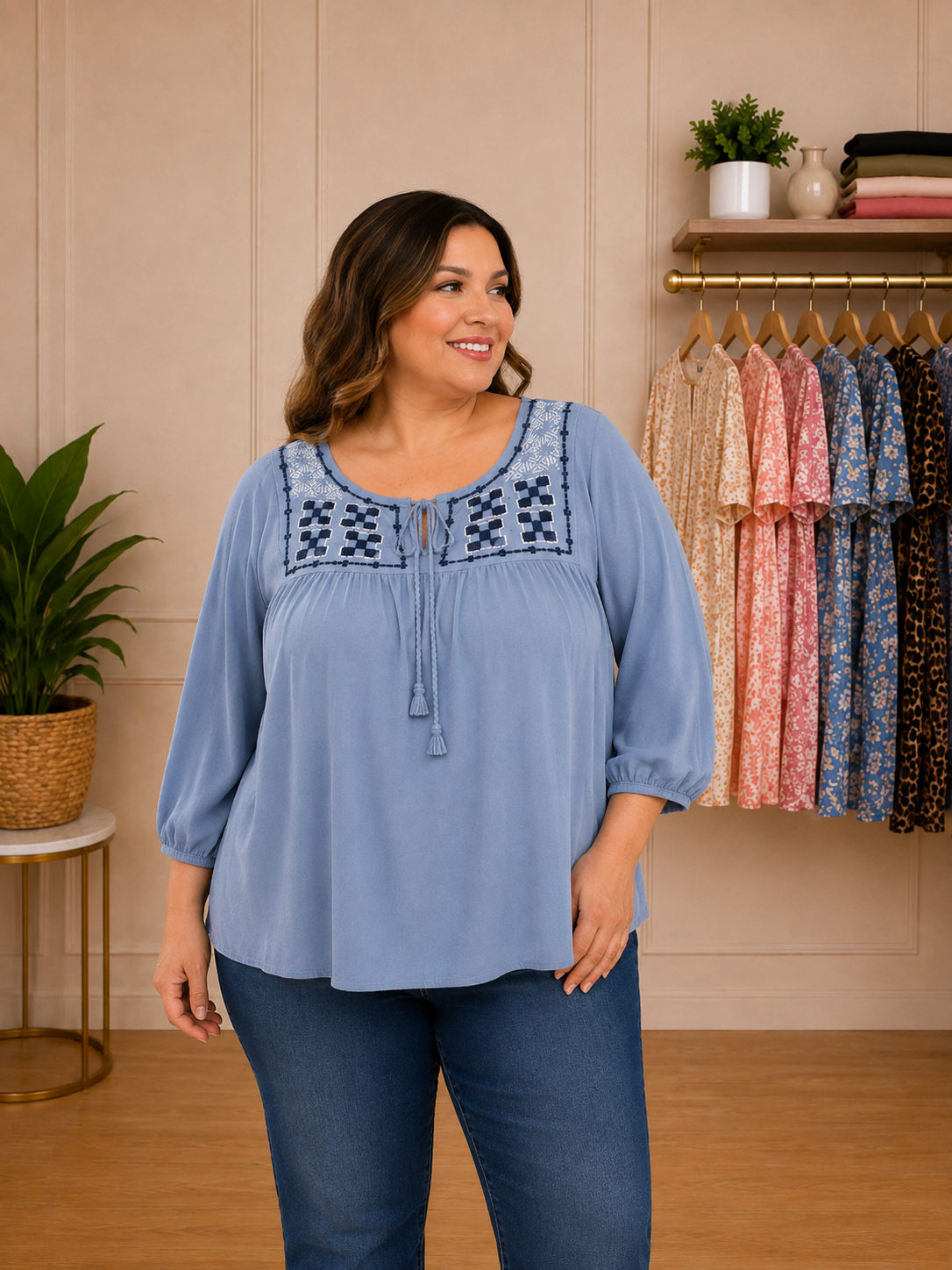 Blusa  Old Navy  Color Azul Claro - Talla XL