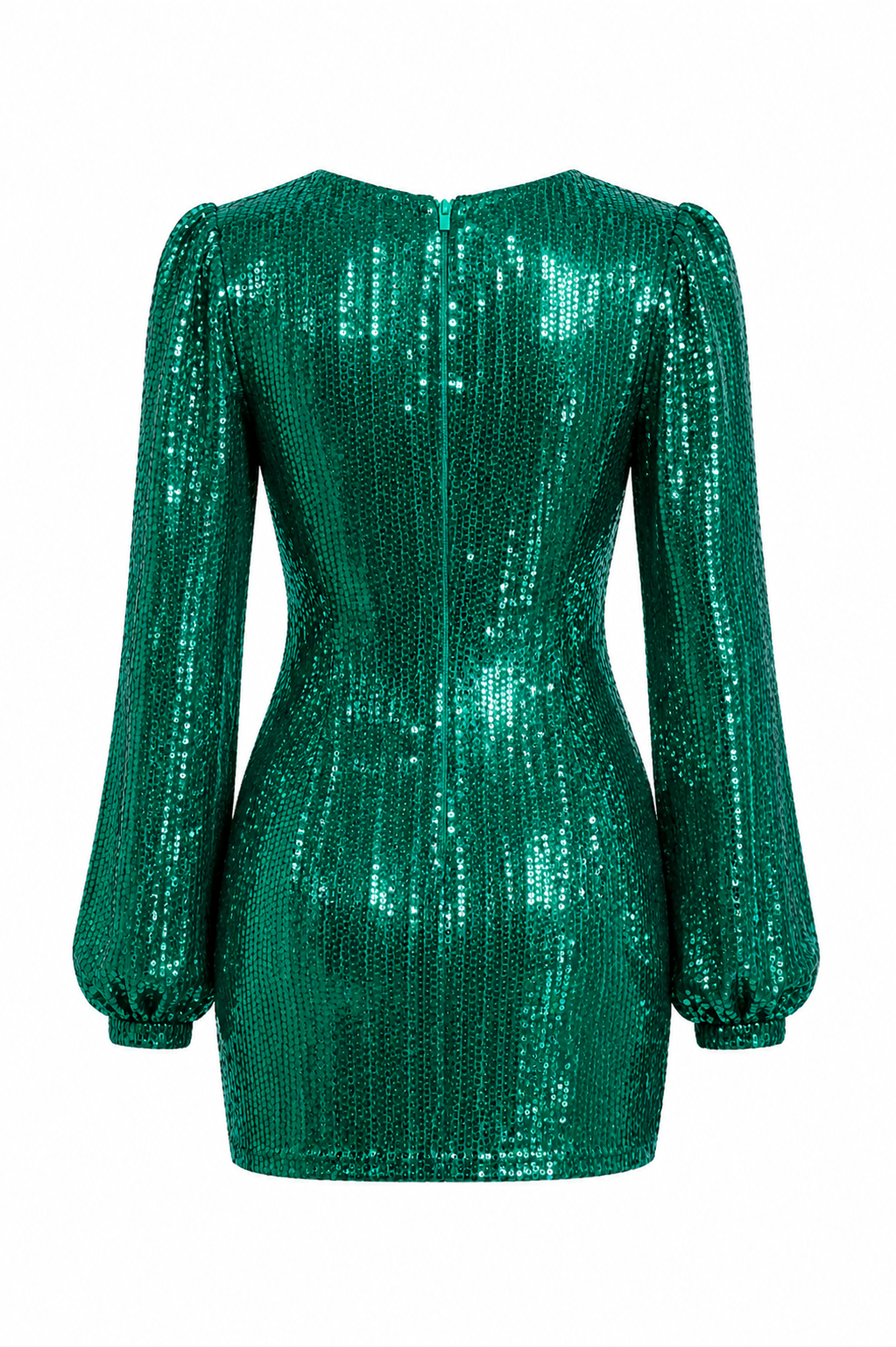 Vestido corto VICI  Color Verde Esmeralda – Talla XS