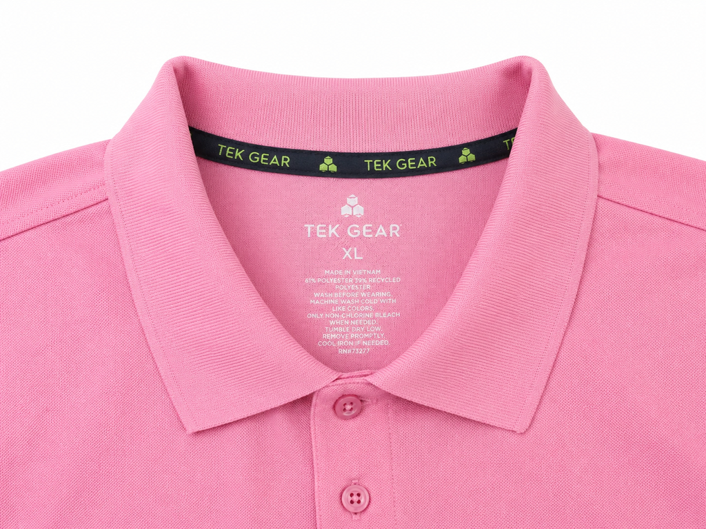 Polo TEK GEAR – Color Rosado – Talla XL Extra Grande