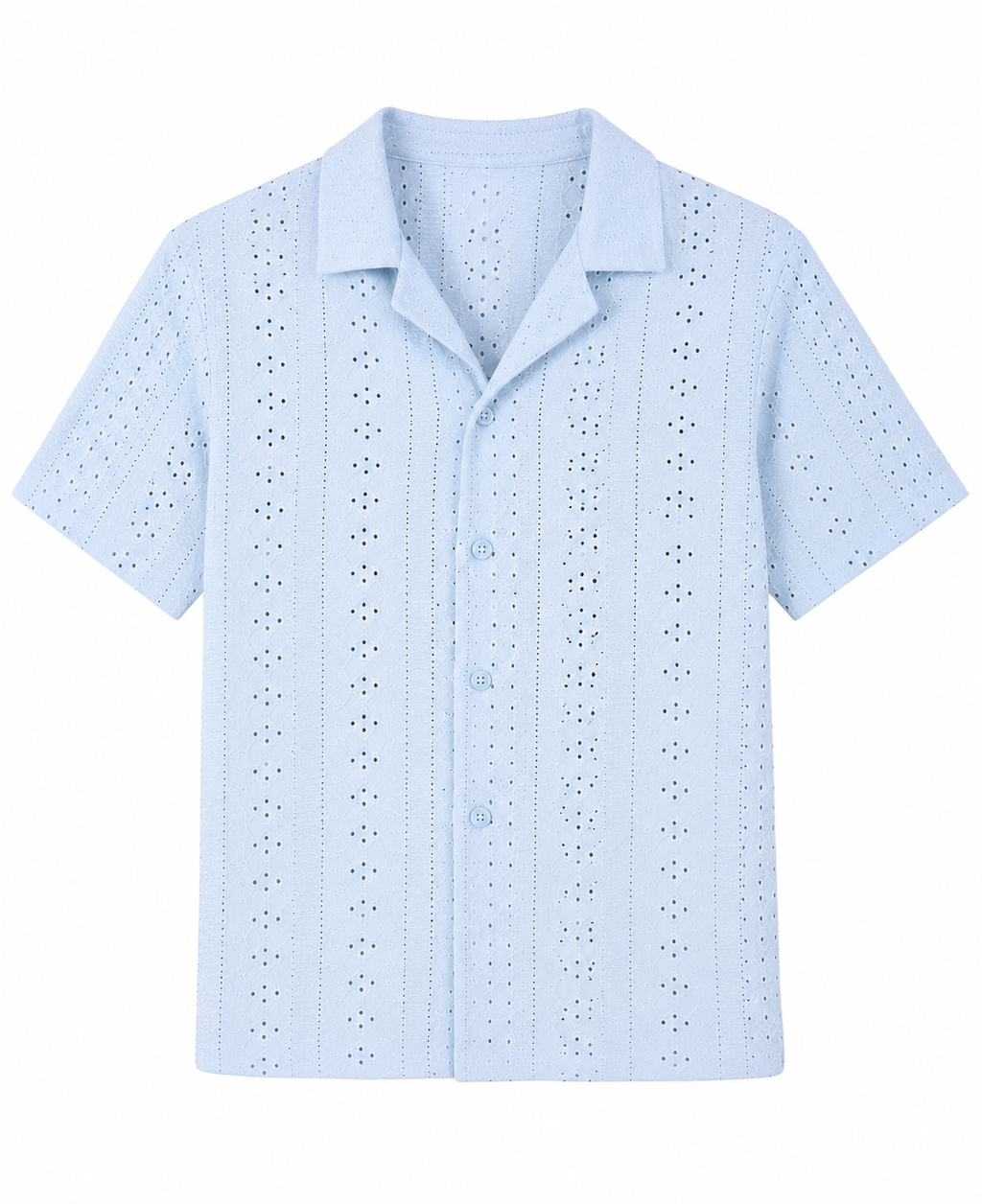 Camisa COOFANDY Color Azul Cielo (celeste claro) Talla M