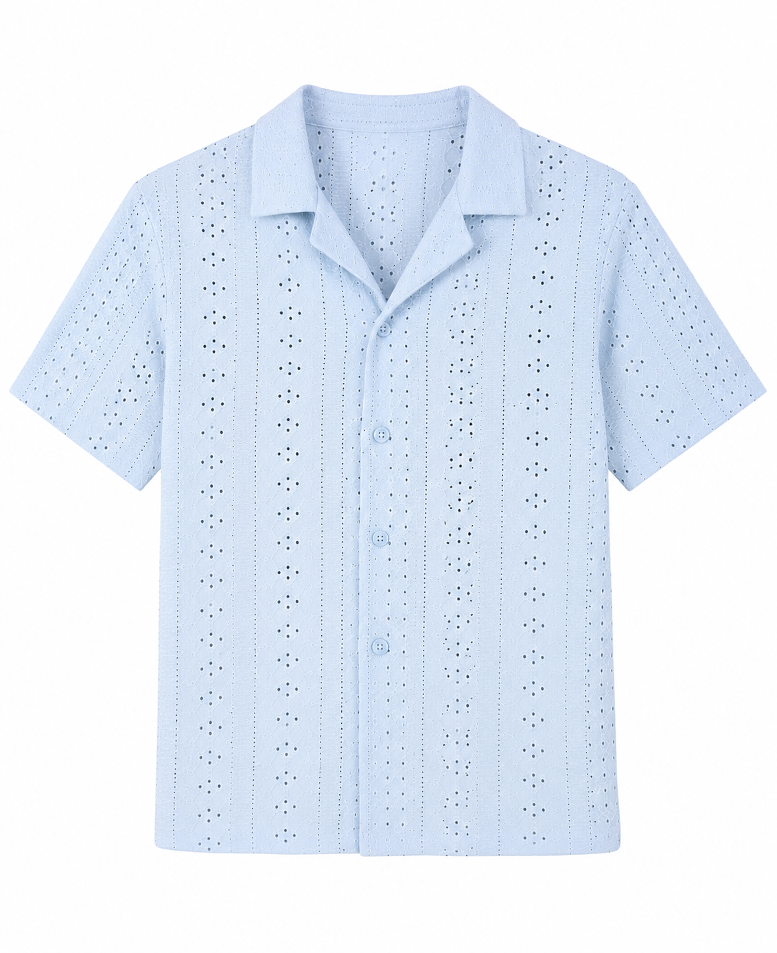 Camisa COOFANDY Color Azul Cielo (celeste claro) Talla M