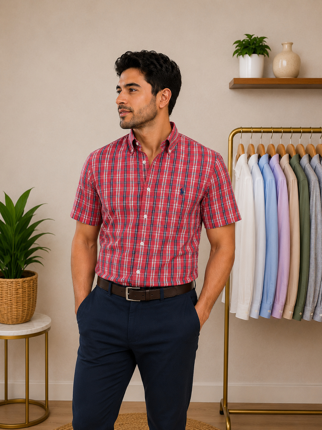 Camisa Polo by Ralph Lauren - Tailored Fit - Manga Larga - Talla S
