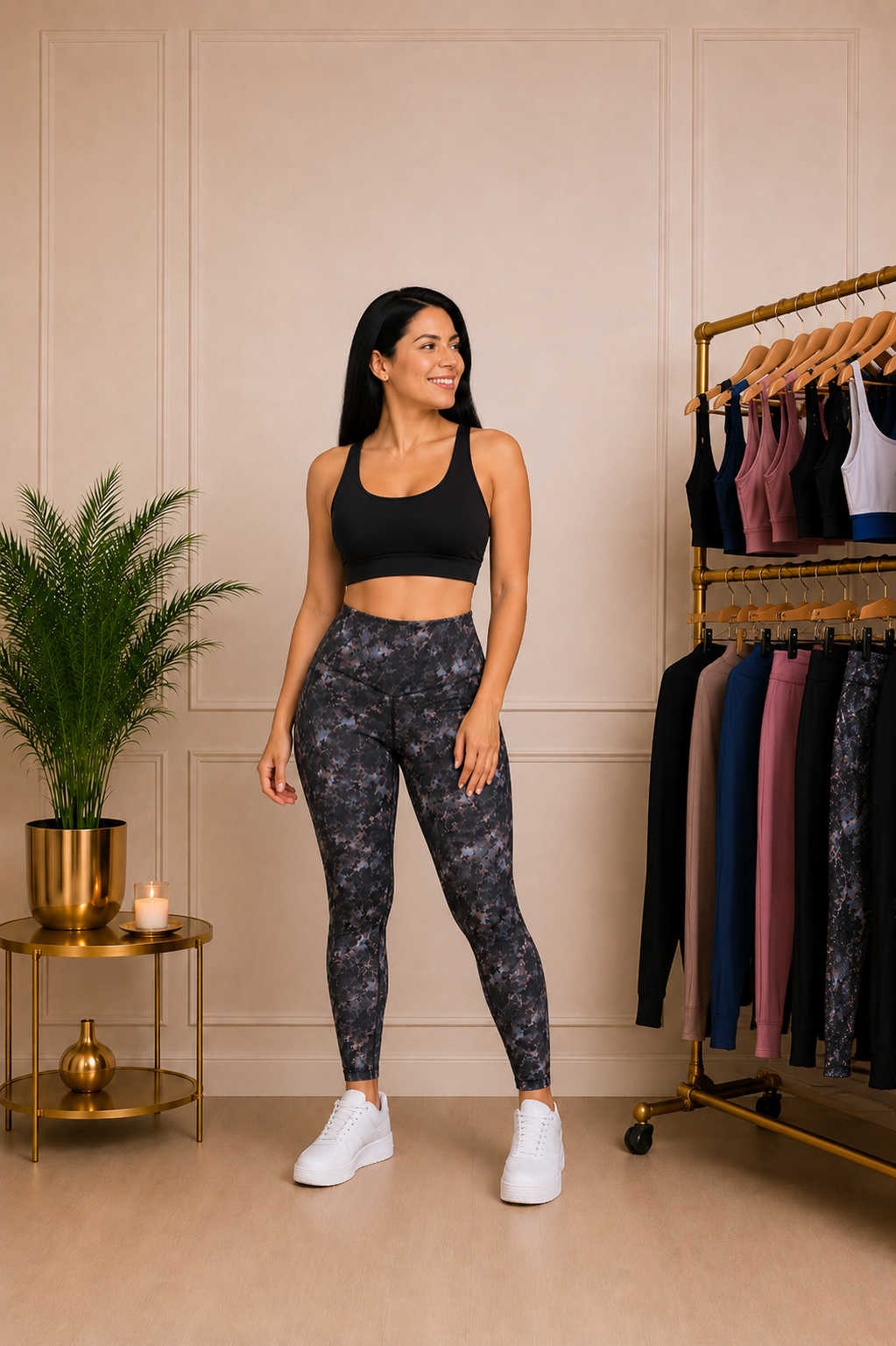 Leggings  Deportivo Marika - Estampado - Cintura alta - Talla S