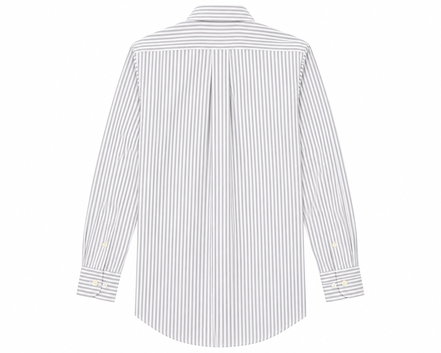 Camisa Stafford Sweat Repel Blanca con Rayas Grises – Talla XL