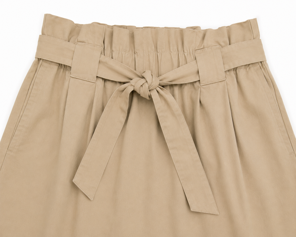 Falda A New Day Beige con Cinturón – Talla S