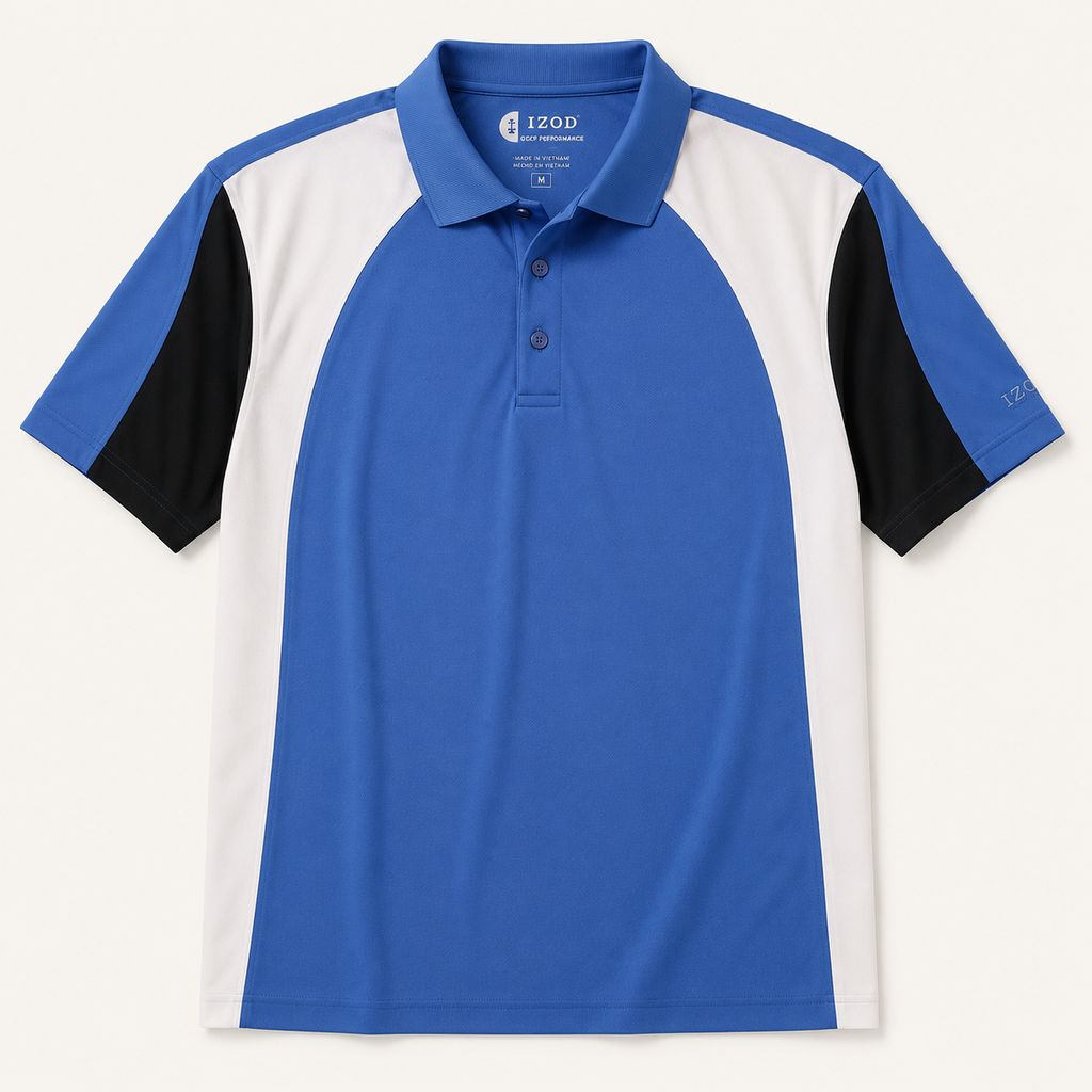 Polo IZOD Azul Deportivo – Talla LG