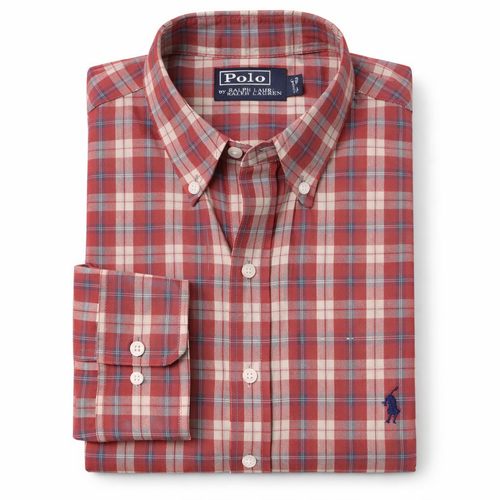 Camisa Polo by Ralph Lauren - Tailored Fit - Manga Larga - Talla S