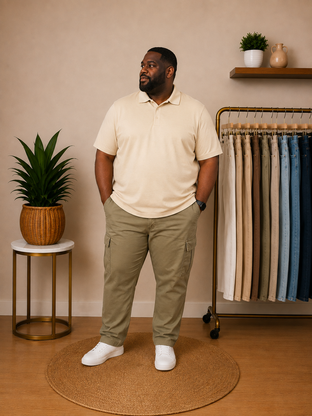 Pantalón St JOHN´S BAY-  Color kaqui – Talla 40