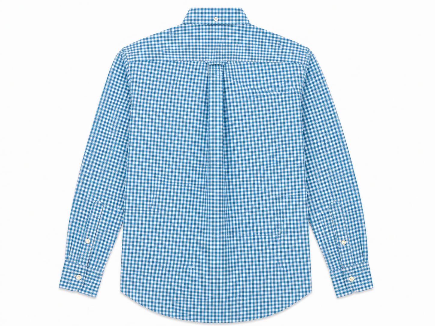 Camisa IZOD Non-Iron Stretch Azul Aguamarina Cuadros – Talla XL