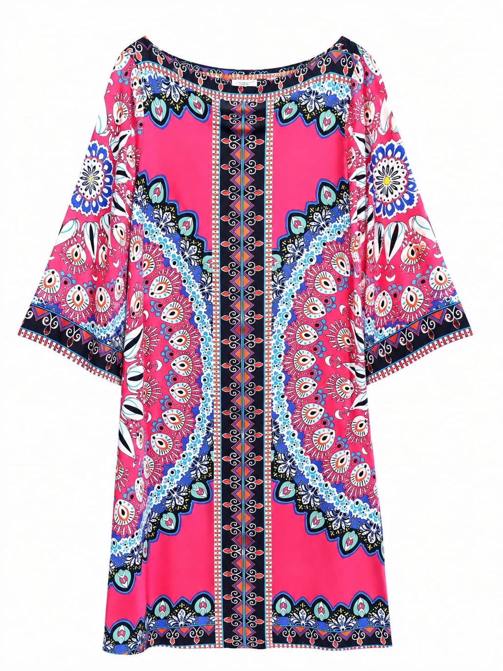 Vestido ECI New York Estampado Multicolor – Talla XXL