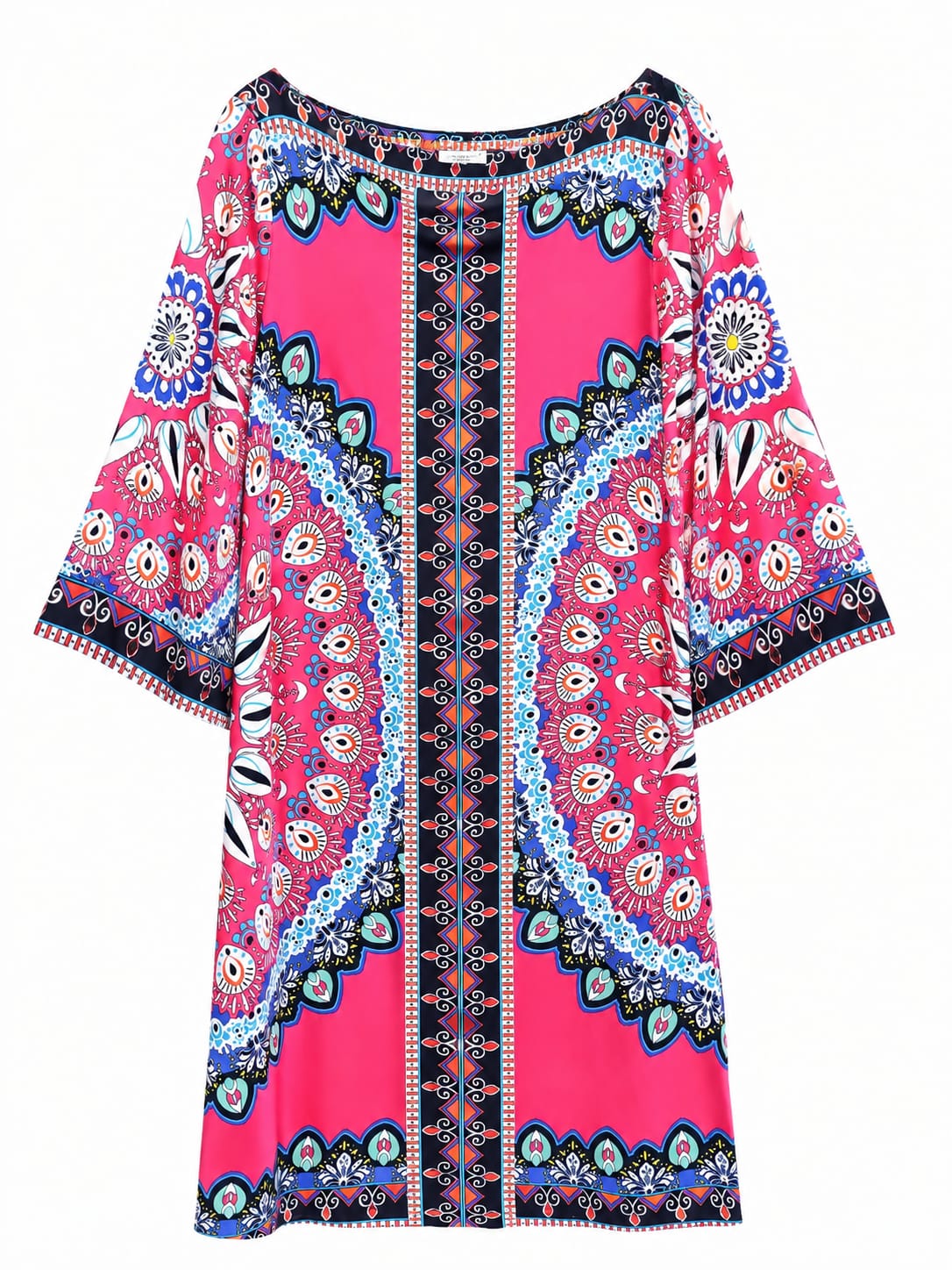 Vestido ECI New York Estampado Multicolor – Talla XXL