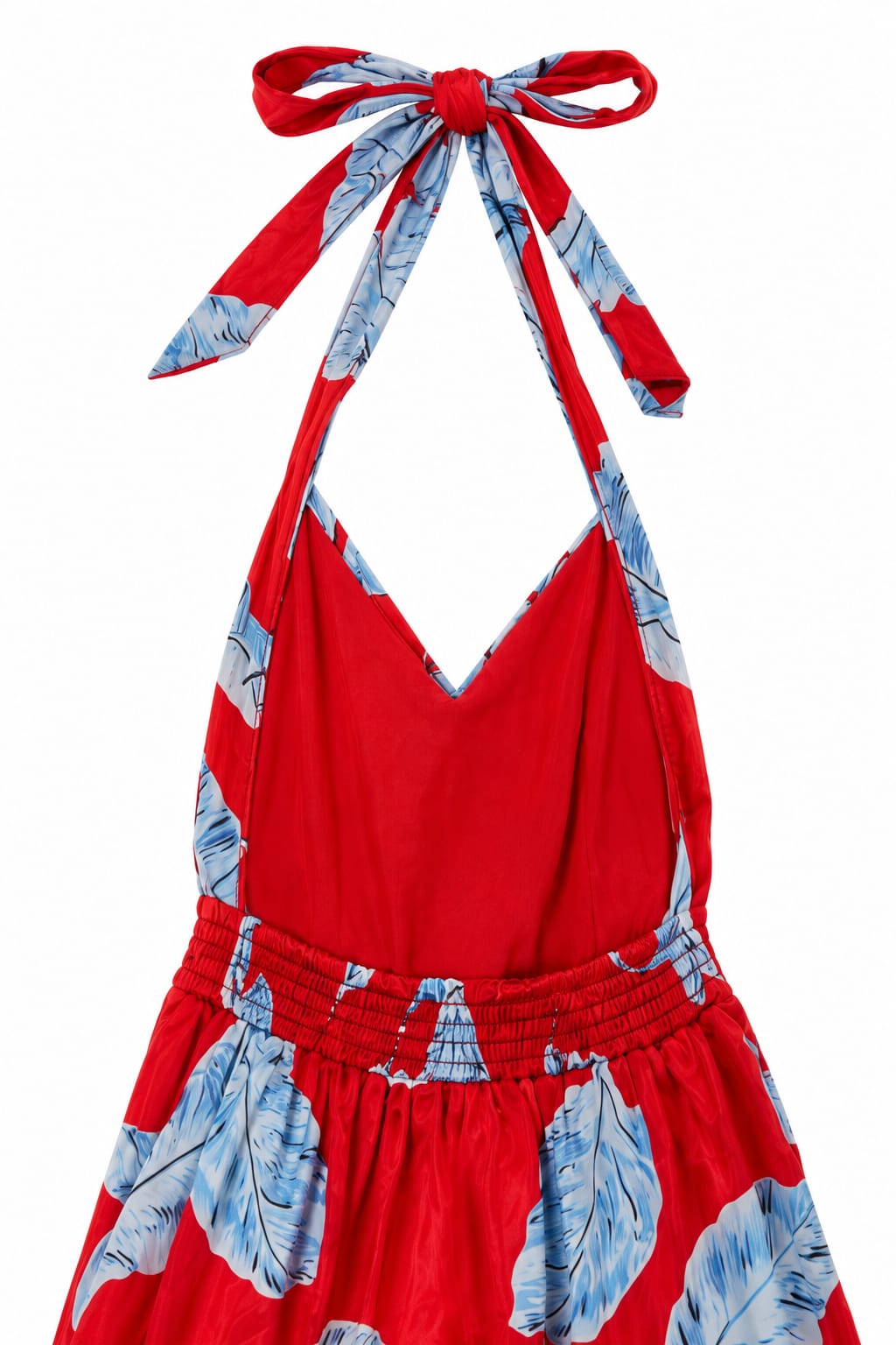 Vestido Maxi Chicways Tropical Rojo – Talla S