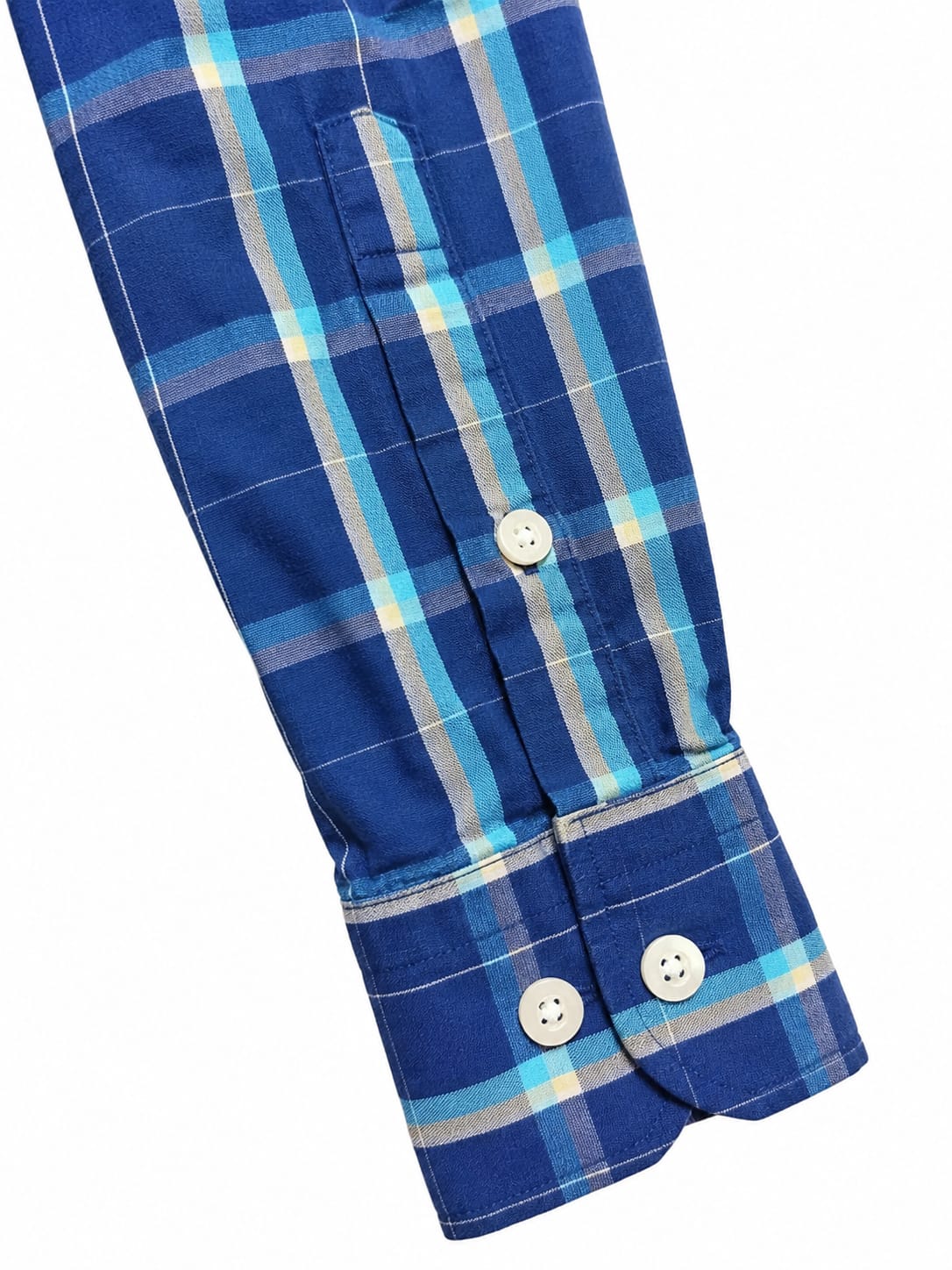 Camisa Náutica Regular Fit Azul Cuadros – Talla XL