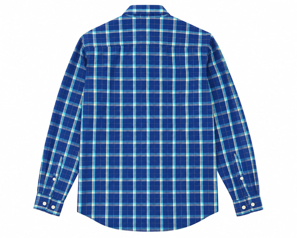 Camisa Náutica Regular Fit Azul Cuadros – Talla XL