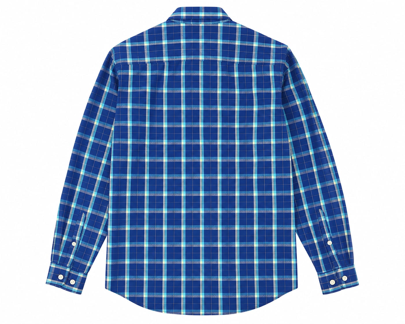 Camisa Náutica Regular Fit Azul Cuadros – Talla XL