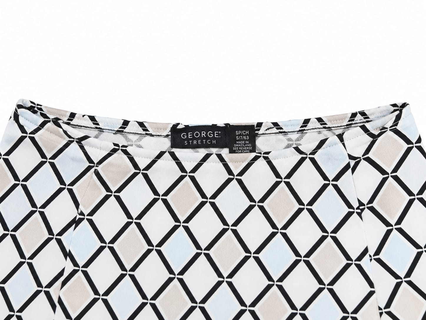 Falda George Stretch Estampado Geométrico – Talla S