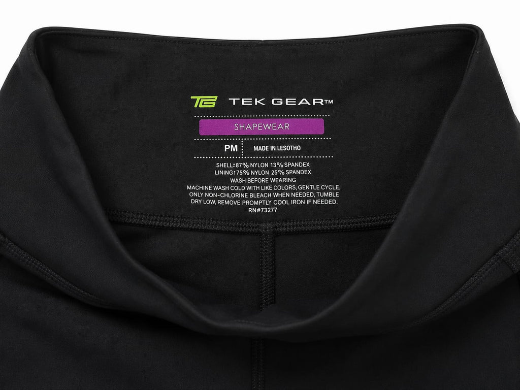 Pantalón Deportivo Teck Gear Shapewear Negro – Talla M