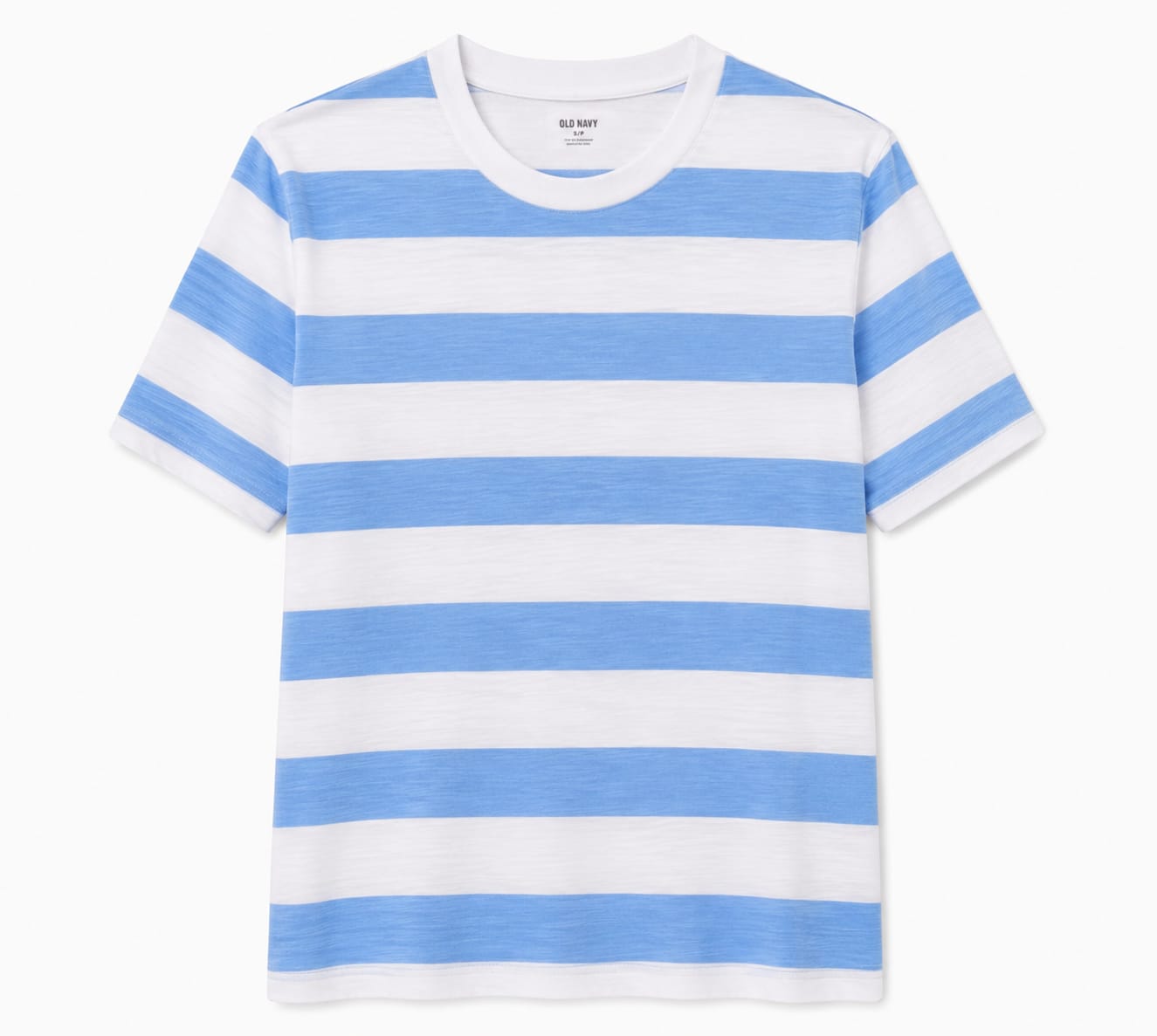 Camiseta Old Navy  Rayas Azul Cielo y Blanco Talla S