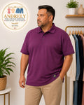 Polo Under Armour – Color Morado ciruela Talla XL Extra Grande