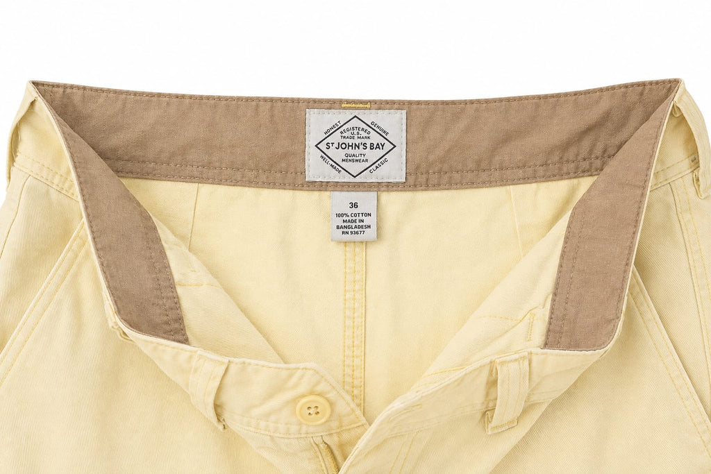 Short St JOHN´S BAY-  Color Amarillo Crema – Talla 36