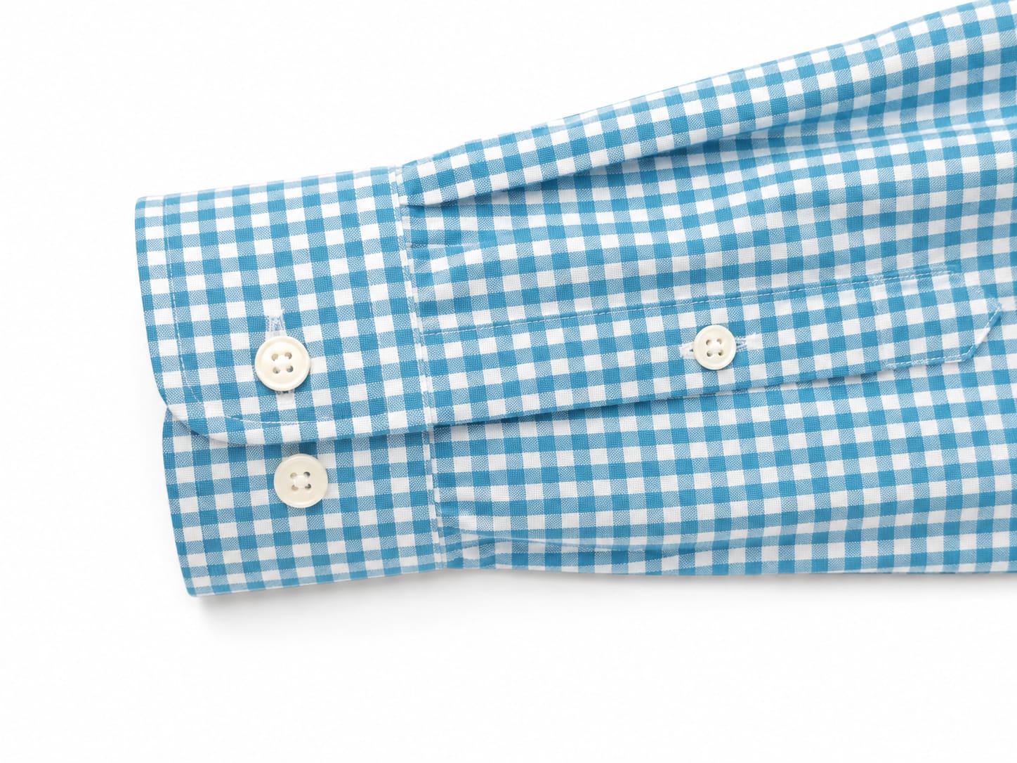 Camisa IZOD Non-Iron Stretch Azul Aguamarina Cuadros – Talla XL