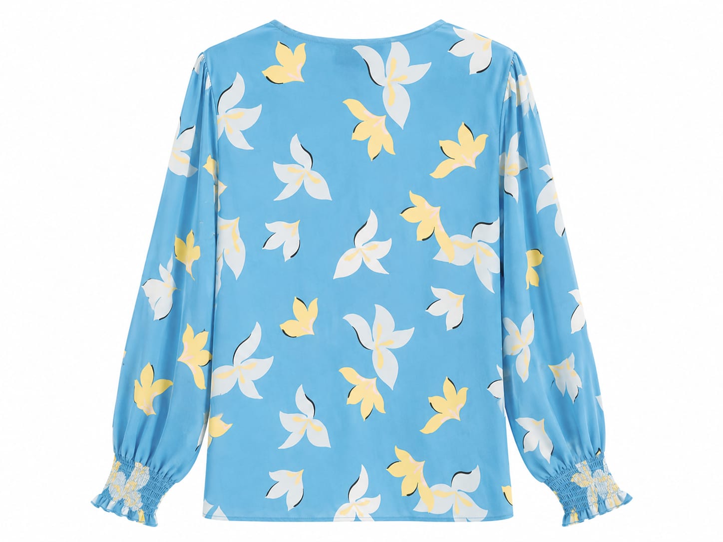Blusa Worthington Azul Estampado Floral – Talla S
