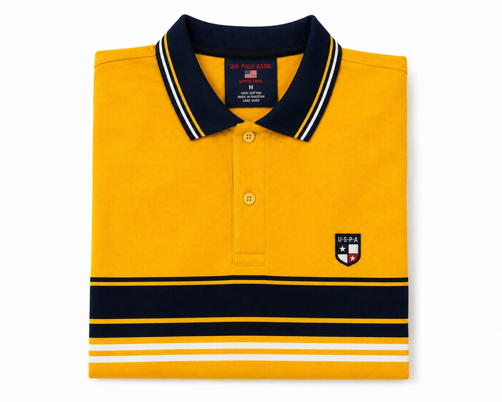 Polo U.S. Polo Assn. Amarillo Mostaza – Talla M