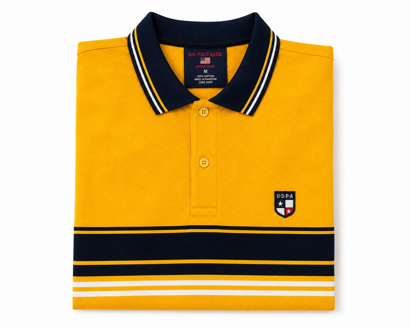 Polo U.S. Polo Assn. Amarillo Mostaza – Talla M