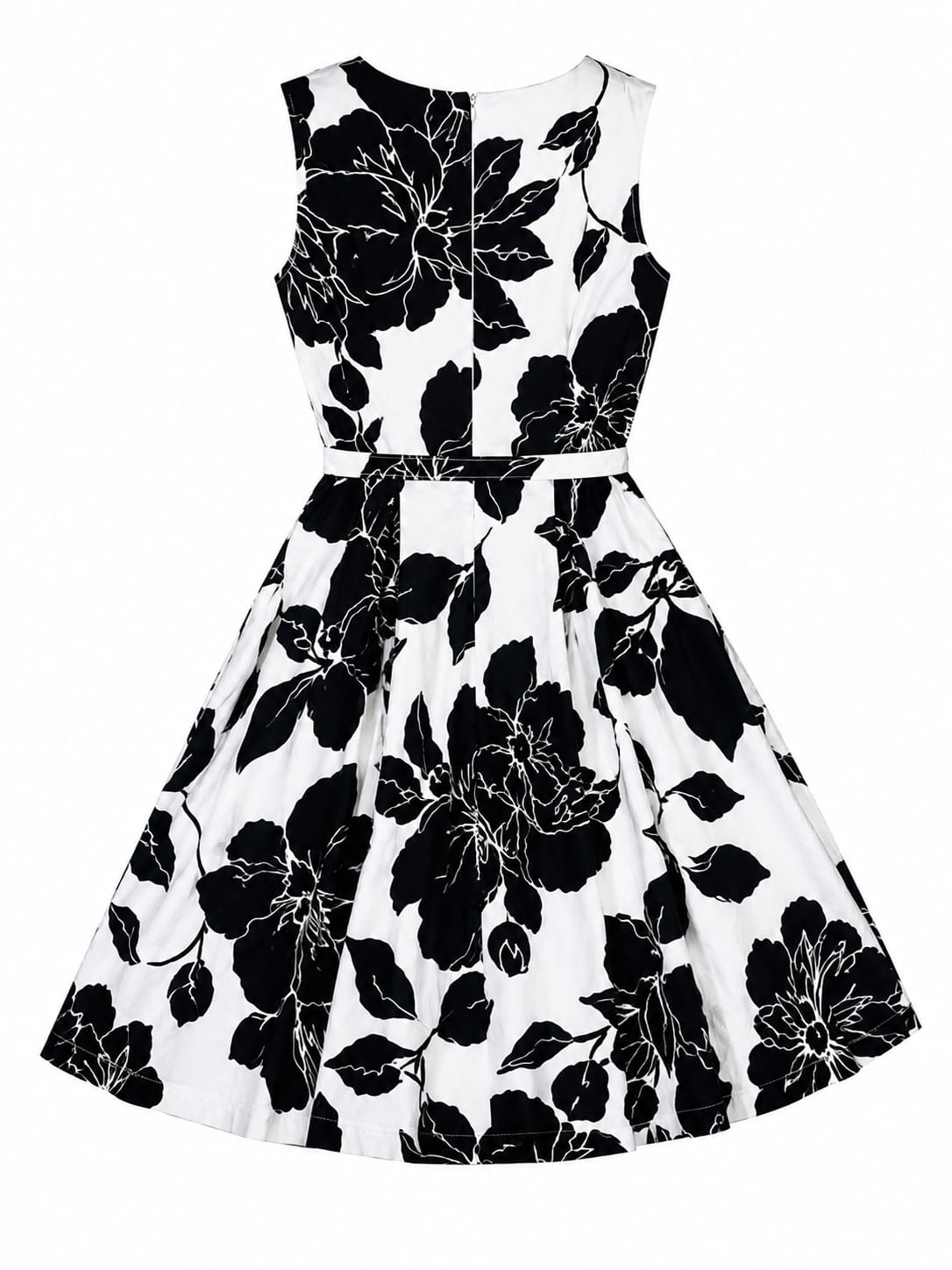 Vestido Midi H&M Floral Blanco – Talla 6
