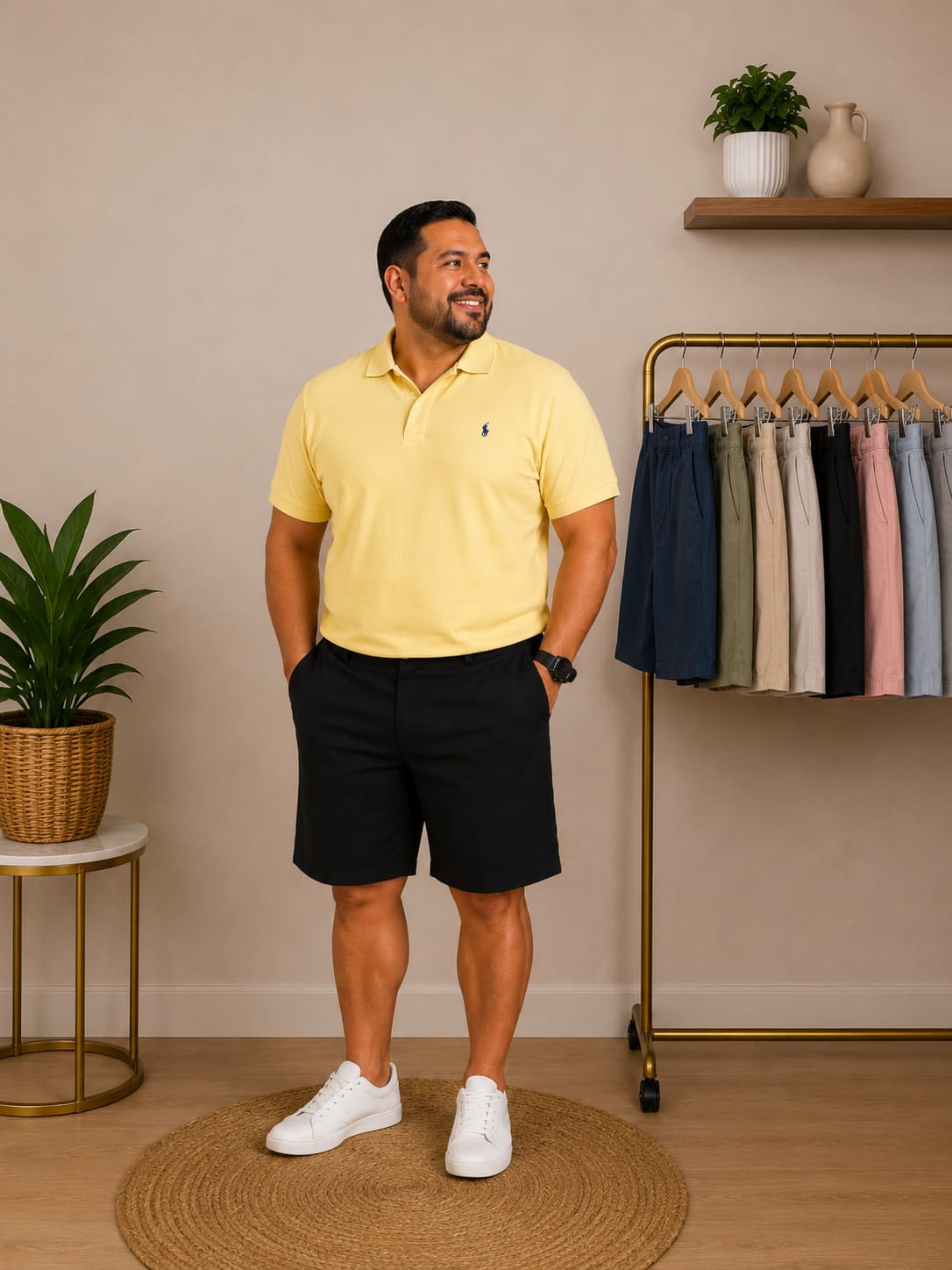 Short IZOD Golf Negro – Talla 38